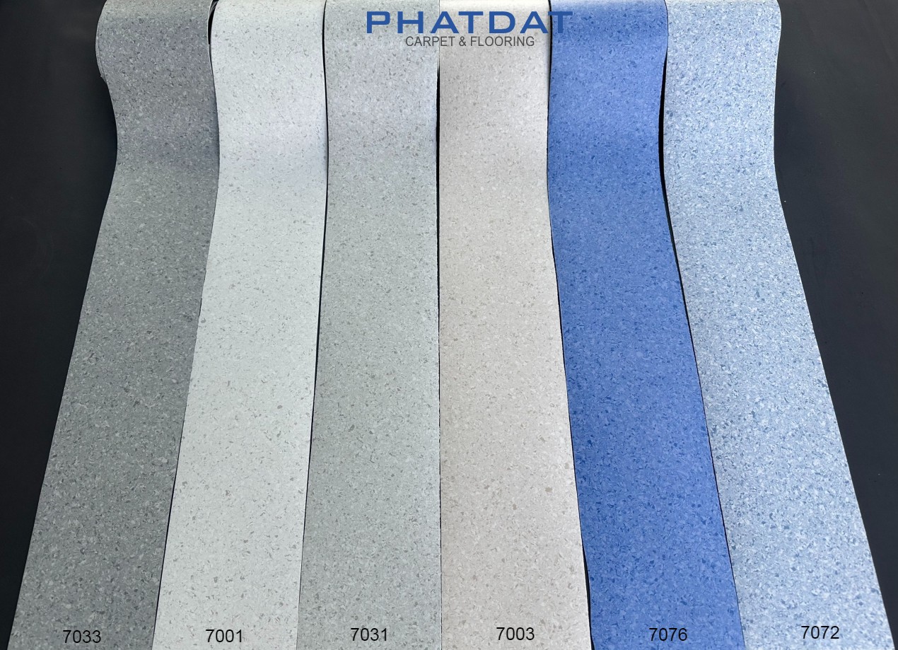 sàn vinyl kháng khuẩn dạng cuộn y tế